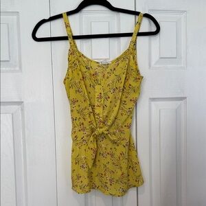 Sienna Sky Yellow Floral Camisole Top